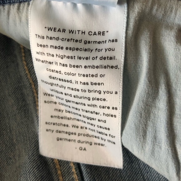 Good American Good Legs Frayed High Waist Ankle Skinny Jeans Size 4 Womens Denim - Picture 8 of 8